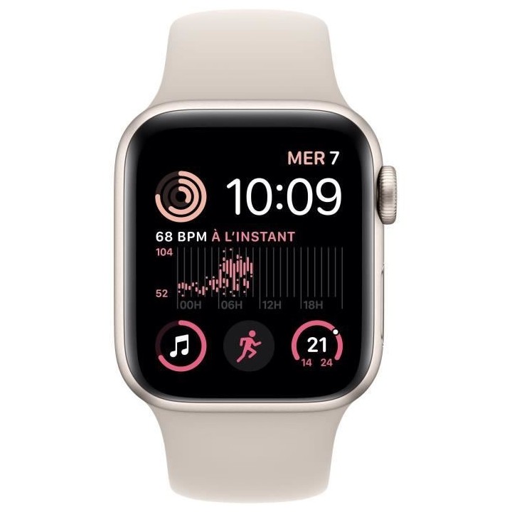 Apple Watch SE GPS (2e génération) + Cellular - 40mm - Boîtier Star