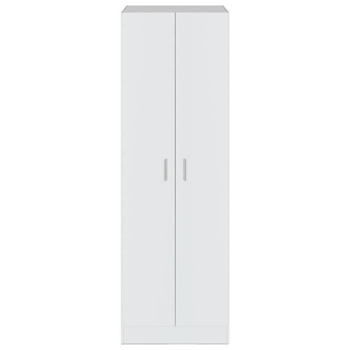 Armoire rangement chaussure - meuble d'entrée - 2 portes avec étager