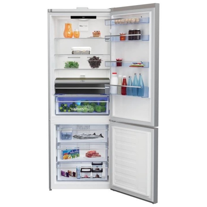 BEKO RCNE560E40ZLXPHUN - Réfrigérateur combiné - 508L (350+158L) -