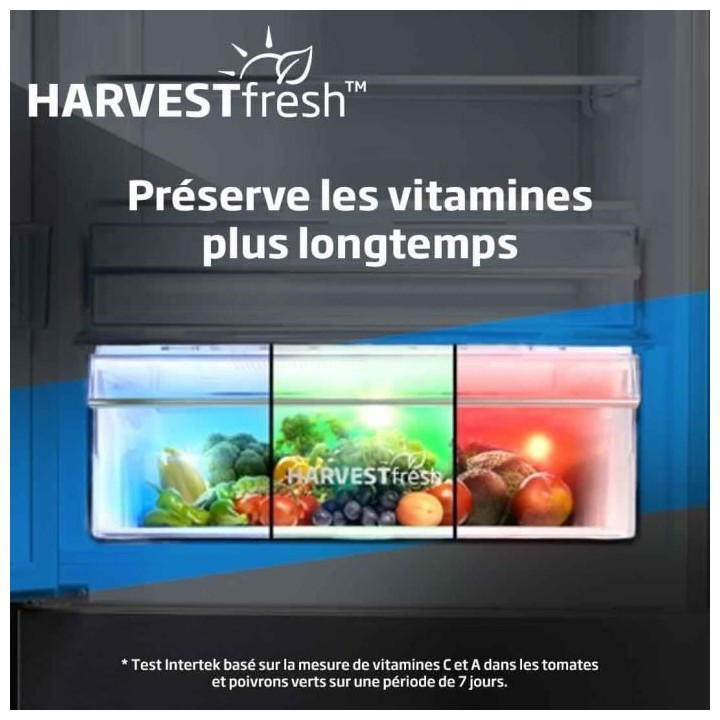 BEKO RCNE560E40ZLXPHUN - Réfrigérateur combiné - 508L (350+158L) -