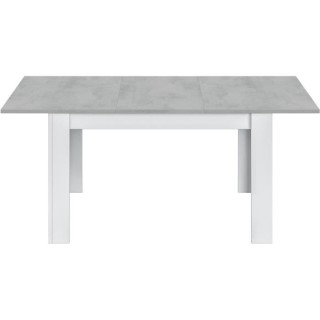 Table a manger extensible KENDRA - Rectangulaire - Mélaminé blanc ar
