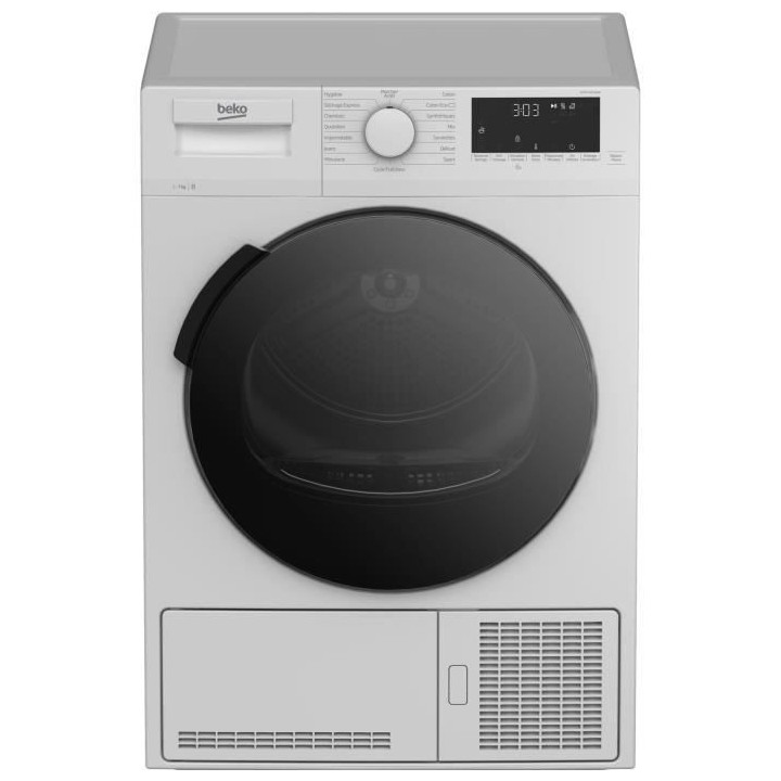 Seche-linge a condensation BEKO DCB7114GA0W - 7 kg - Classe B - Tambou