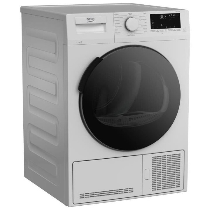 Seche-linge a condensation BEKO DCB7114GA0W - 7 kg - Classe B - Tambou