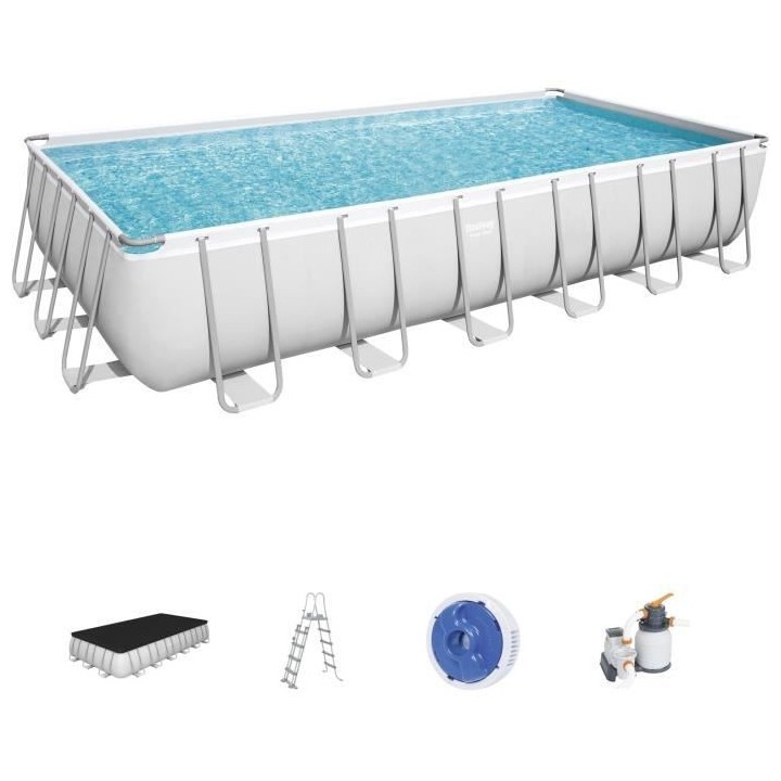 Kit Piscine hors sol tubulaire BESTWAY Power Steel™- 732 x 366 x H 1
