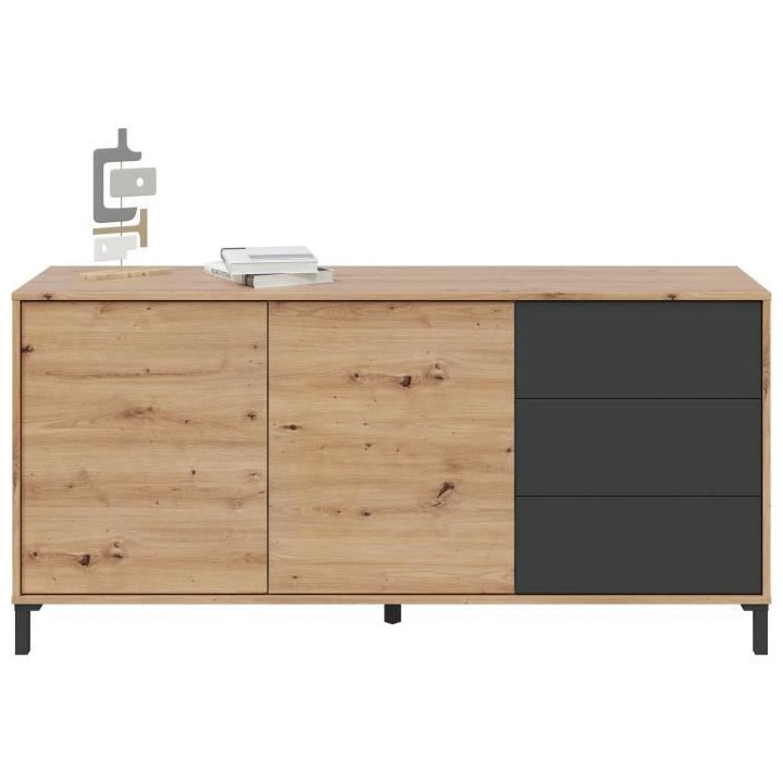 Buffet 2 portes, 3 tiroirs BROOKLYN