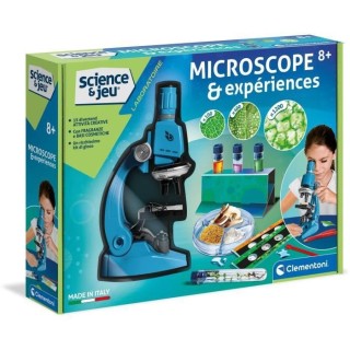 Clementoni - Sciences et Jeu - Super Microscope Professionnel - 8 ans
