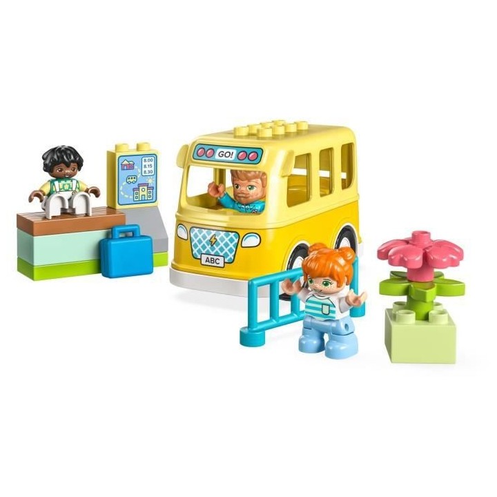 LEGO DUPLO 10988 Le Voyage en Bus, Jouet Éducatif pour Développer la