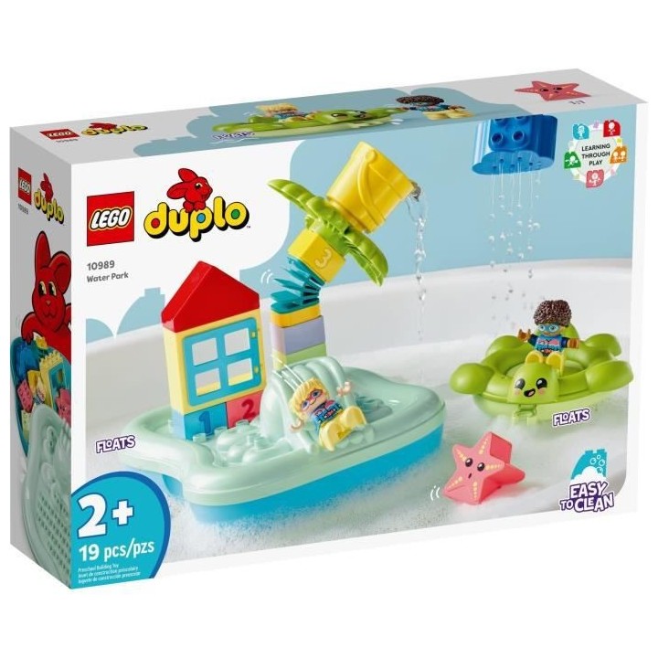 LEGO DUPLO 10989 Le Parc Aquatique, Jouet pour Enfants Des 2 Ans, Jeu