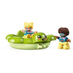 LEGO DUPLO 10989 Le Parc Aquatique, Jouet pour Enfants Des 2 Ans, Jeu d'Eau pour Baignoire