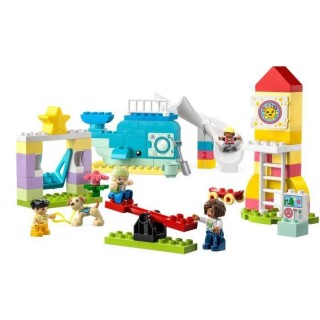 LEGO DUPLO 10991 L'Aire de Jeux des Enfants, Jouet pour Apprendre les
