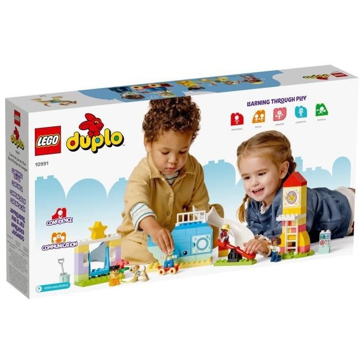 LEGO DUPLO 10991 L'Aire de Jeux des Enfants, Jouet pour Apprendre les