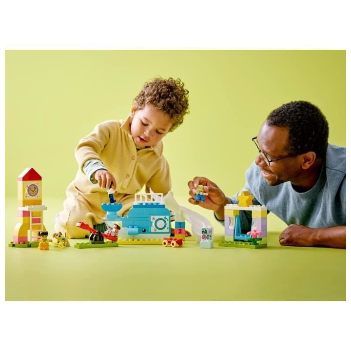LEGO DUPLO 10991 L'Aire de Jeux des Enfants, Jouet pour Apprendre les