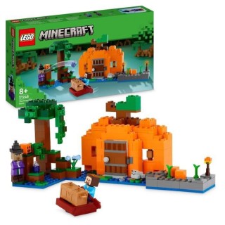 LEGO Minecraft 21248 La Ferme Citrouille, Jouet de Maison avec Figurin