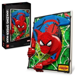 LEGO ART 31209 The Amazing Spider-Man, Set Art Mural 3D, Poster BD pou