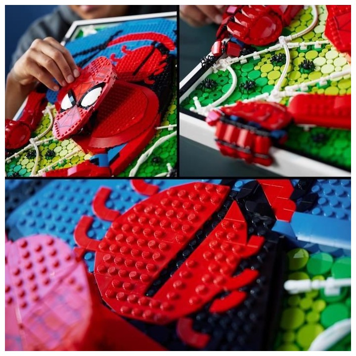 LEGO ART 31209 The Amazing Spider-Man, Set Art Mural 3D, Poster BD pou
