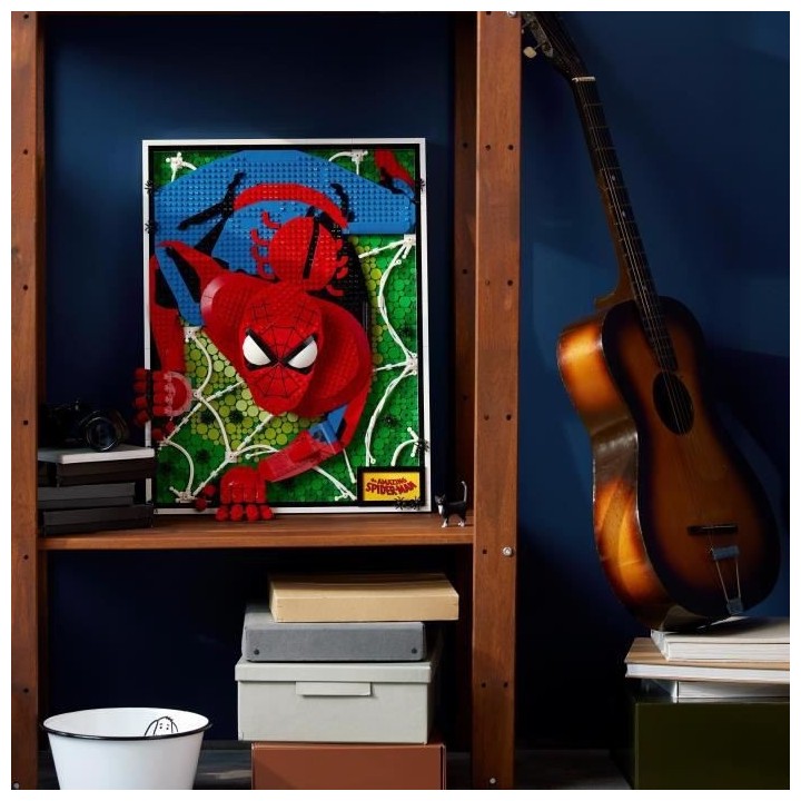LEGO ART 31209 The Amazing Spider-Man, Set Art Mural 3D, Poster BD pou