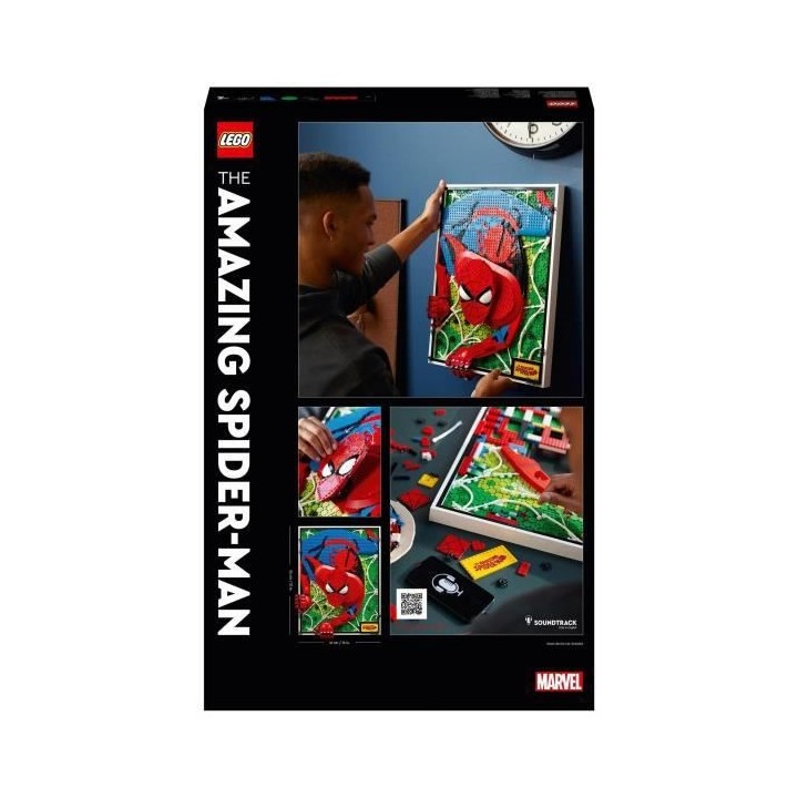 LEGO ART 31209 The Amazing Spider-Man, Set Art Mural 3D, Poster BD pou