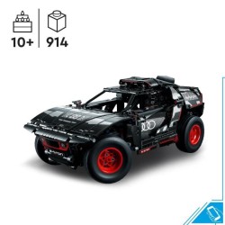 LEGO Technic 42160 Audi RS Q e-tron, Voiture de Rallye Télécommandée, Maquette Off-Road Dakar