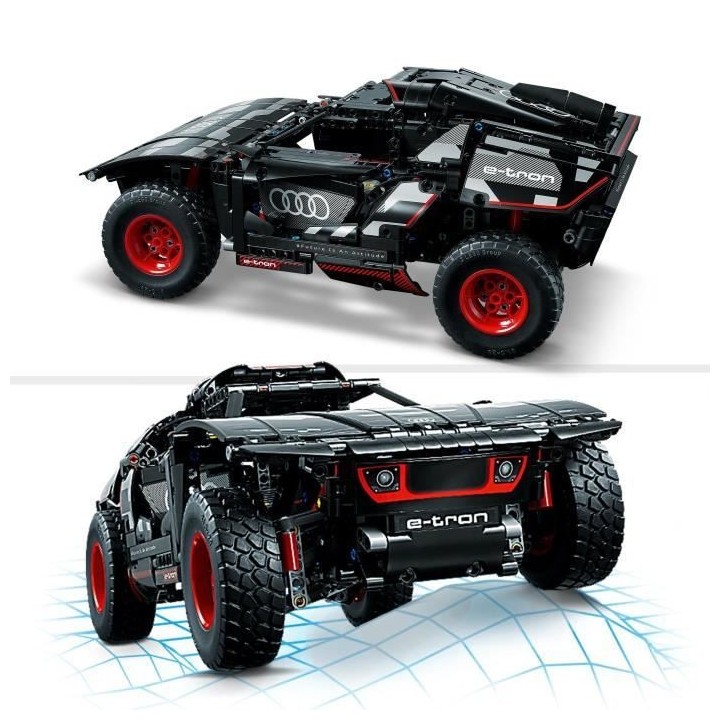 LEGO Technic 42160 Audi RS Q e-tron, Voiture de Rallye Télécommandé