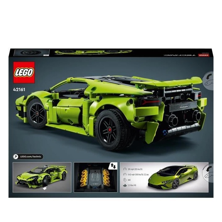 LEGO Technic 42161 Lamborghini Huracán Tecnica, Kit de Maquette de Vo