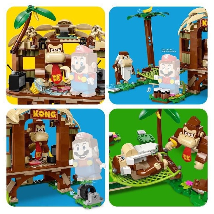 LEGO Super Mario 71424 Ensemble d'Extension La Cabane de Donkey Kong,