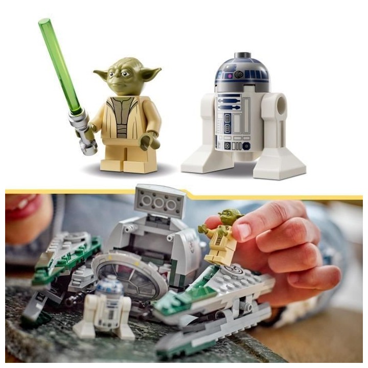 LEGO Star Wars 75360 Le Chasseur Jedi de Yoda, Jouet The Clone Wars av