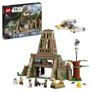 LEGO Star Wars 75365 La Base Rebelle de Yavin 4, Jouet avec 10 Minifig
