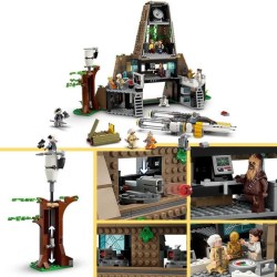 LEGO Star Wars 75365 La Base Rebelle de Yavin 4, Jouet avec 10 Minifigurines dont Luke Skywalker, la Princesse Leia