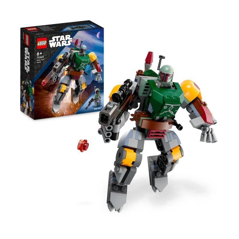 LEGO Star Wars 75369 Le Robot Boba Fett, Figurine a Construire avec Blaster Lance-Tenons et Jetpack