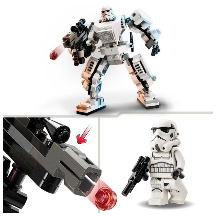 LEGO Star Wars 75370 Le Robot Stormtrooper, Jouet pour Enfants, Figuri