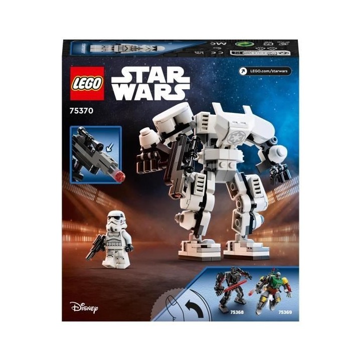 LEGO Star Wars 75370 Le Robot Stormtrooper, Jouet pour Enfants, Figuri