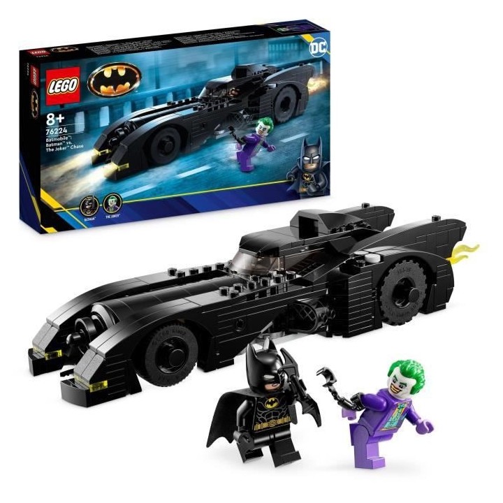 LEGO DC 76224 La Batmobile : Poursuite entre Batman et le Joker, Jouet