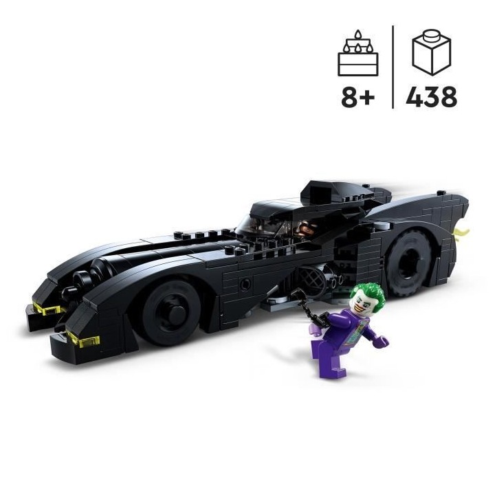LEGO DC 76224 La Batmobile : Poursuite entre Batman et le Joker, Jouet