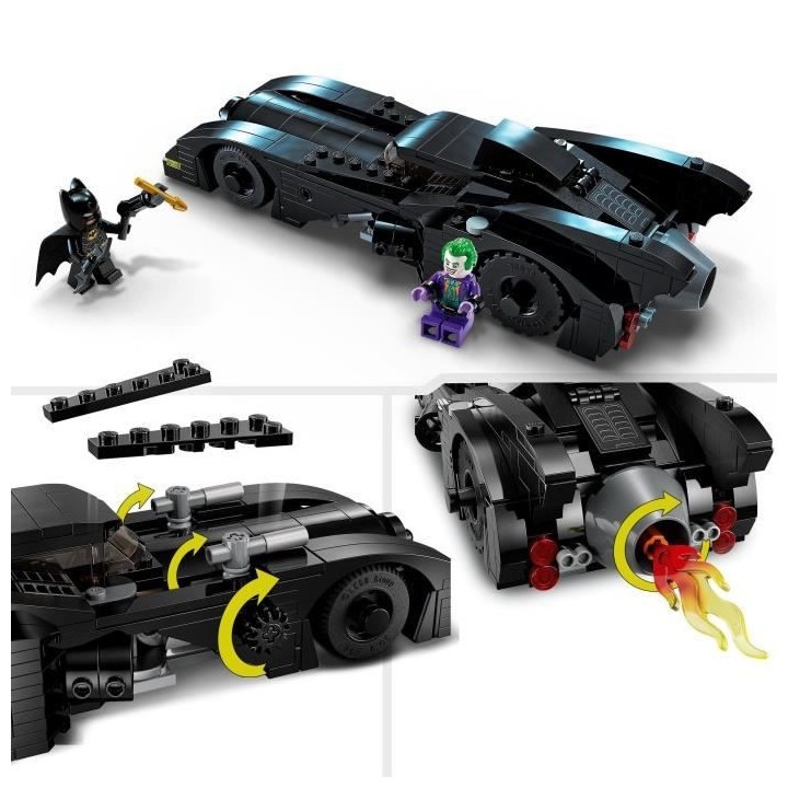 LEGO DC 76224 La Batmobile : Poursuite entre Batman et le Joker, Jouet