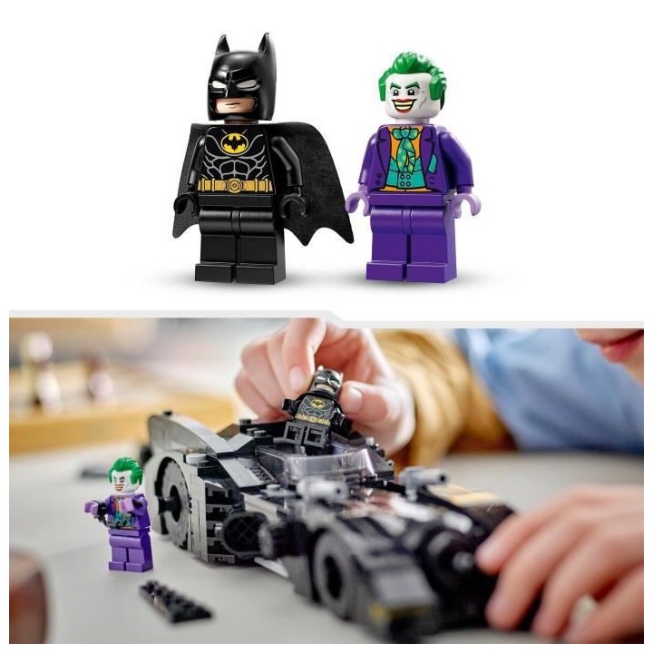 LEGO DC 76224 La Batmobile : Poursuite entre Batman et le Joker, Jouet