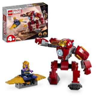 LEGO Marvel 76263 La Hulkbuster d'Iron Man Contre Thanos, Jouet de Sup