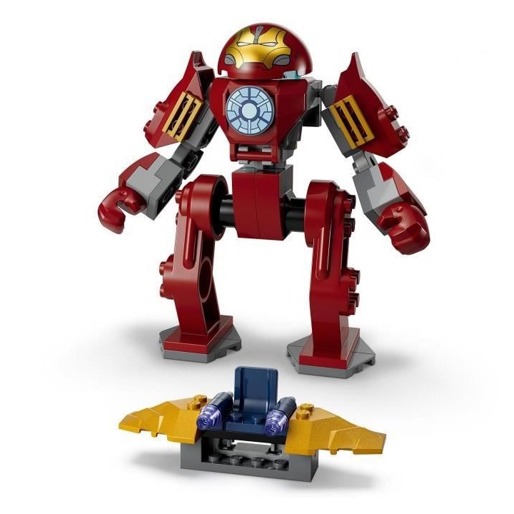 LEGO Marvel 76263 La Hulkbuster d'Iron Man Contre Thanos, Jouet de Sup