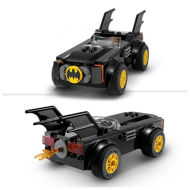 LEGO DC 76264 La Poursuite du Joker en Batmobile, Jouet de Voiture, av