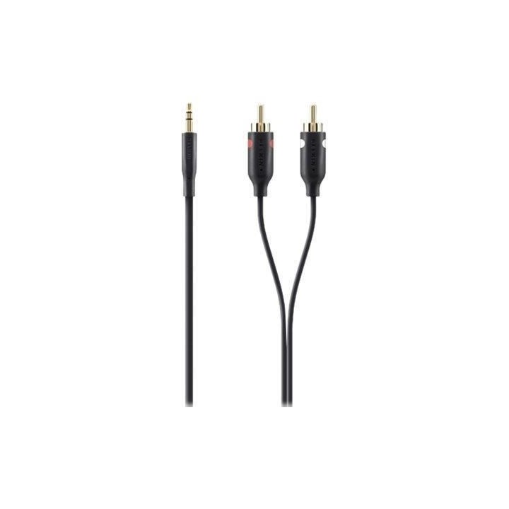 BELKIN Câble audio RCA x 2 (M) pour stéréo mini jack (M) - 1 m - Do