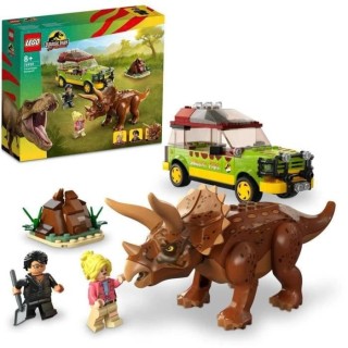 LEGO Jurassic Park 76959 La Recherche du Tricératops, Jouet de Voitur