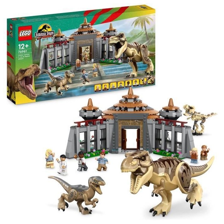 LEGO Jurassic Park 76961 Le Centre des Visiteurs : l'Attaque du T. Rex