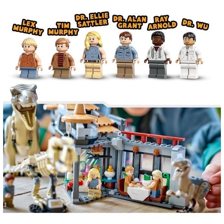 LEGO Jurassic Park 76961 Le Centre des Visiteurs : l'Attaque du T. Rex