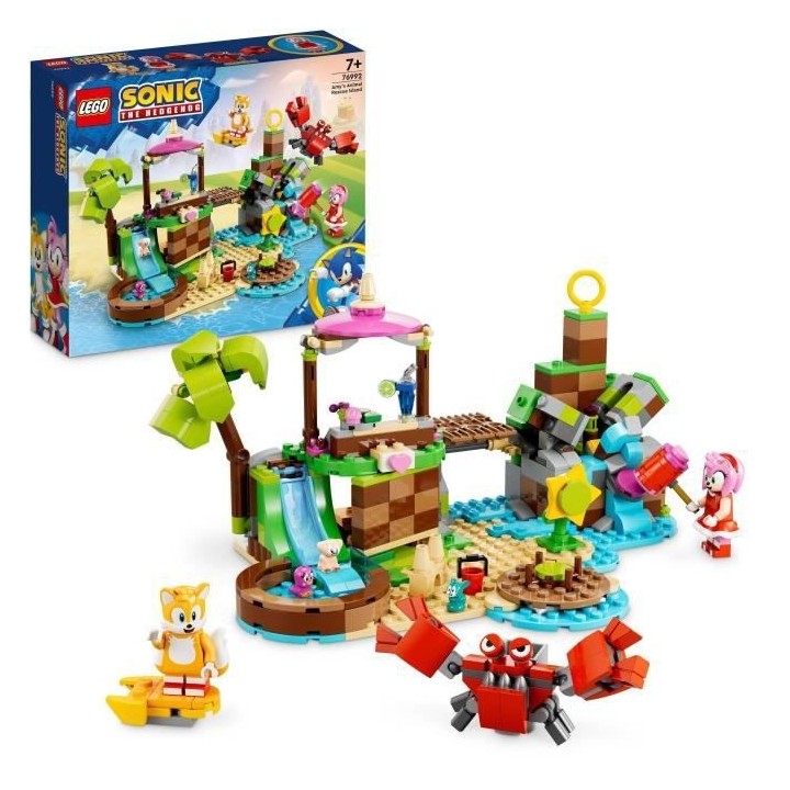 LEGO Sonic the Hedgehog 76992 L'île de Sauvetage des Animaux d'Amy, J
