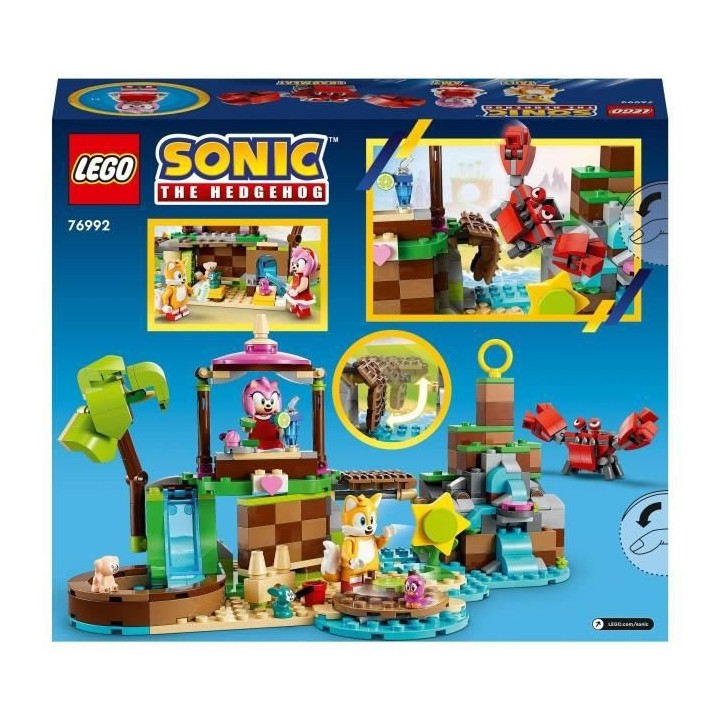 LEGO Sonic the Hedgehog 76992 L'île de Sauvetage des Animaux d'Amy, J