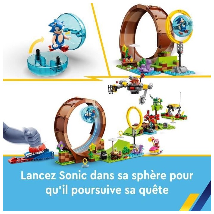 LEGO Sonic the Hedgehog 76994 Sonic et le Défi du Looping de Green Hi