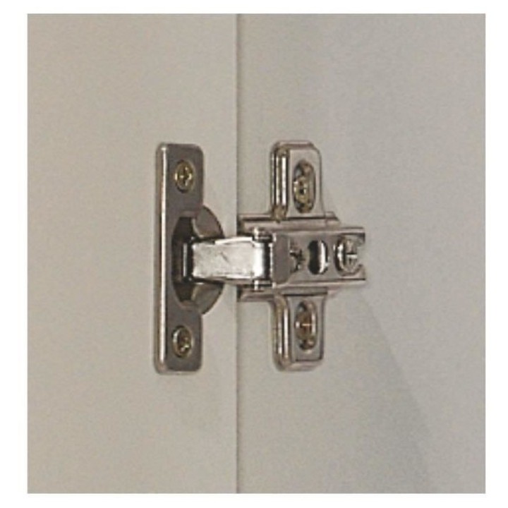 Meuble d'entrée - Blanc Brillant et Gris cendré- KENDRA