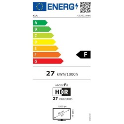 Ecran PC - AOC - C32G2ZE/BK - 31,5 VA Incurvé FHD 0,5ms 240Hz HDMI DisplayPort Pivot Freesync