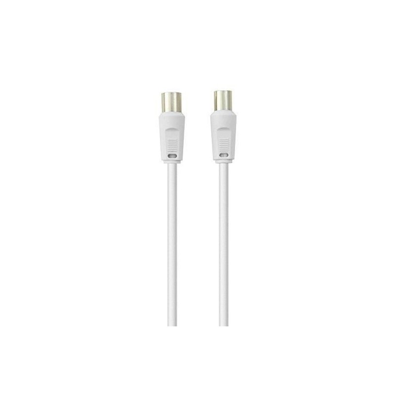 BELKIN Câble antenne Coax M F - 2 m - Blanc