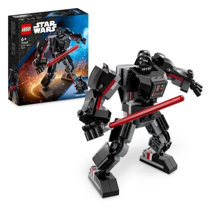 LEGO Star Wars 75368 Le Robot Dark Vador, Jouet de Figurine avec Minif