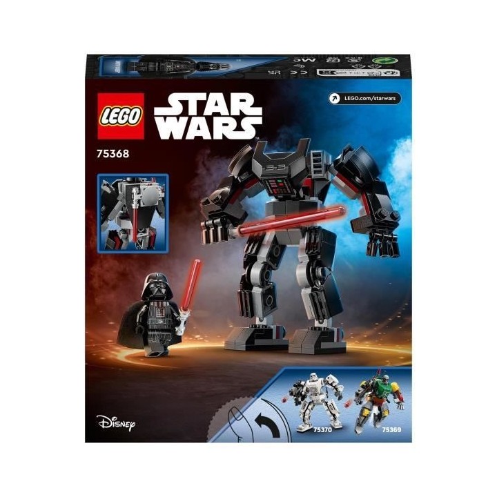 LEGO Star Wars 75368 Le Robot Dark Vador, Jouet de Figurine avec Minif